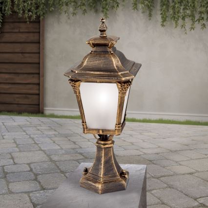 Udendørs lampe AIKO 1xE27/60W/230V 59 cm IP23 bronze/patina
