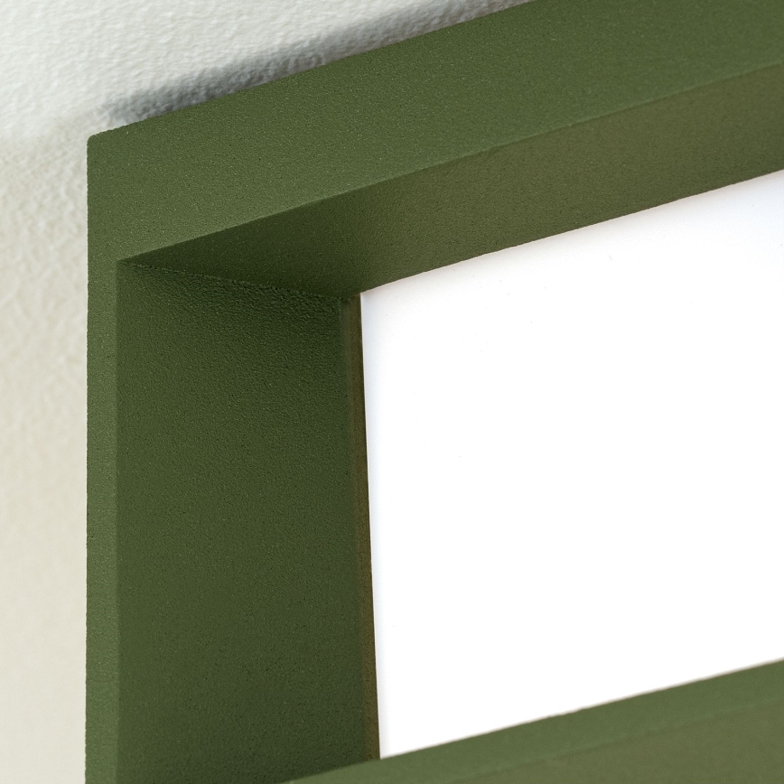 Udendørslampe HENRY 2xE27/15W/230V 26x26 cm IP44 grøn