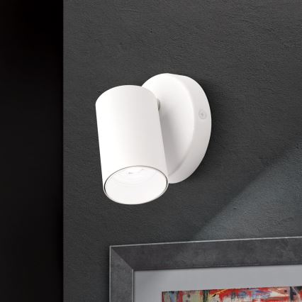 Vægspot SEAN 1xGU10/13W/230V hvid