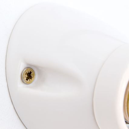 Væglampe FROST 1xE27/60W/230V hvid