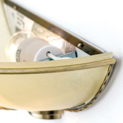 Væglampe MAURO 1xE27/60W/230V bronze