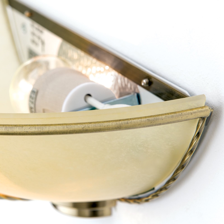 Væglampe MAURO 1xE27/60W/230V bronze