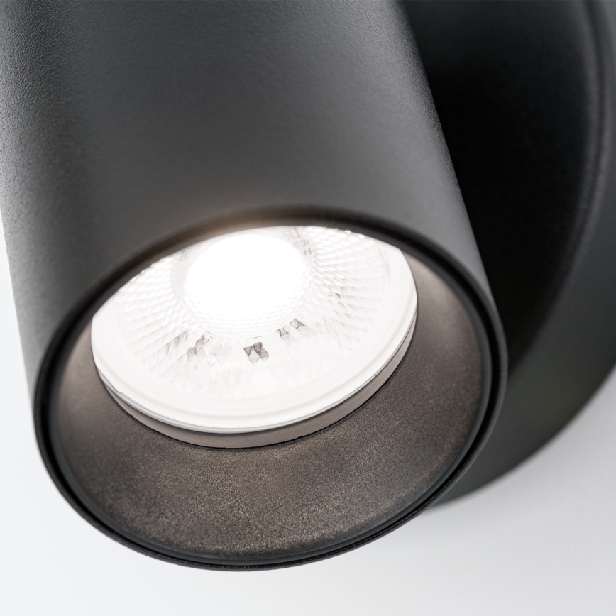 Vægspot SEAN 1xGU10/13W/230V sort