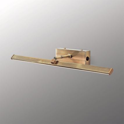 LED gallerilampe PUBLIO LED/10W/230V 50 cm guldfarvet/patina