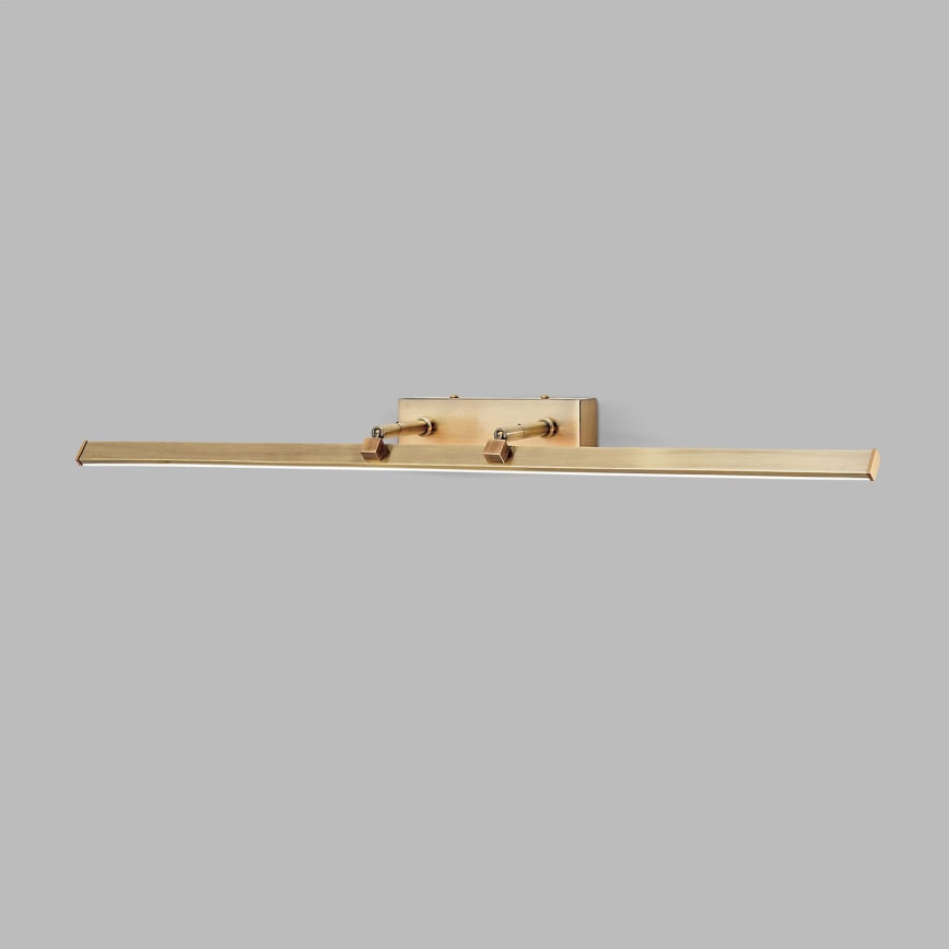 LED gallerilampe PUBLIO LED/15W/230V 75 cm guldfarvet/patina
