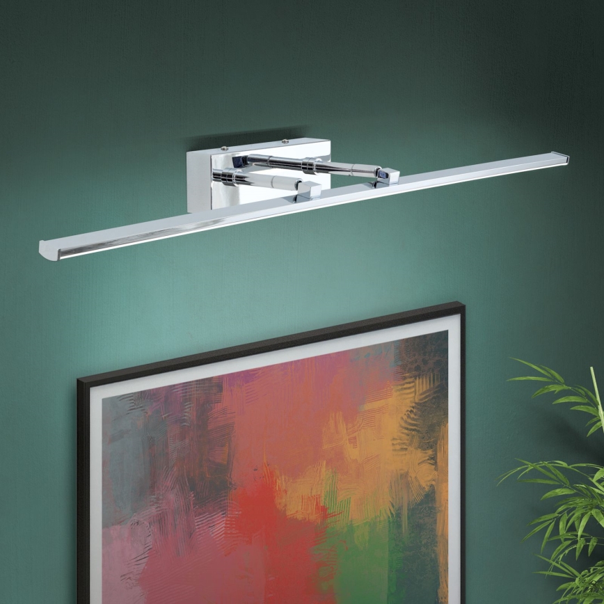 LED gallerilampe PUBLIO LED/15W/230V 75 cm skinnende krom