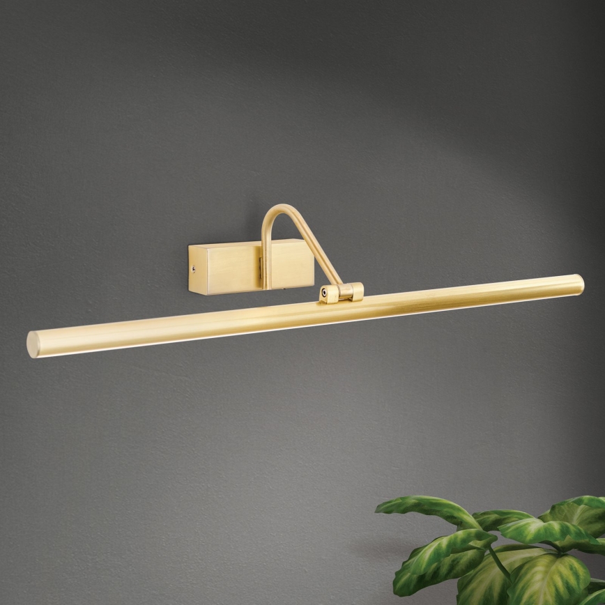 LED gallerilampe PORTRAIT LED/12W/230V 60 cm guldfarvet