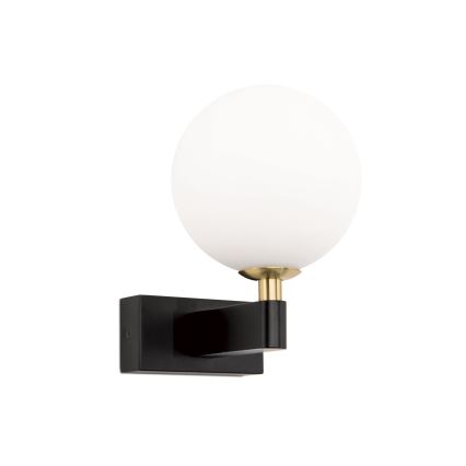 Væglampe til badeværelse MARA 1xG9/20W/230V IP44 sort
