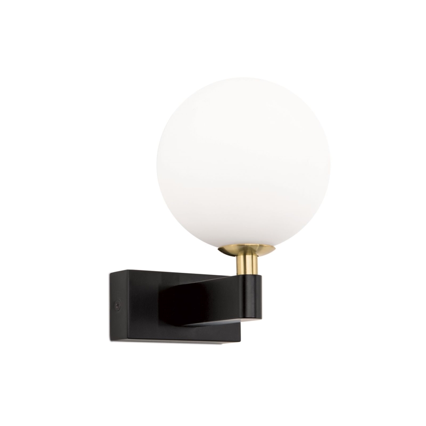 Væglampe til badeværelse MARA 1xG9/20W/230V IP44 sort