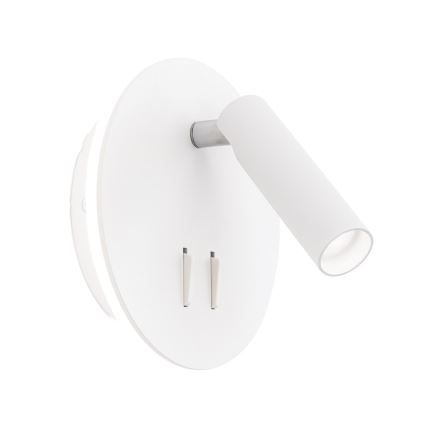 LED vægspot LENNY LED/6W/230V + LED/3W hvid