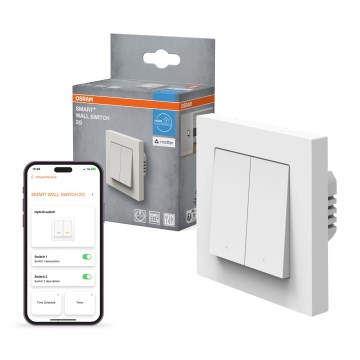 Osram - Afbryder med 2 knapper SMART+ MATTER 230V Wi-Fi