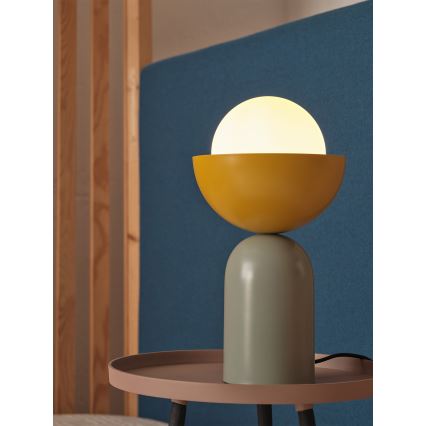 Osram - Bordlampe DECOR BOWL 1xE14/25W/230V grøn/gul