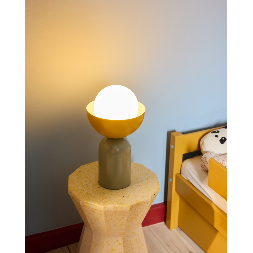 Osram - Bordlampe DECOR BOWL 1xE14/25W/230V grøn/gul