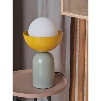 Osram - Bordlampe DECOR BOWL 1xE14/25W/230V grøn/gul