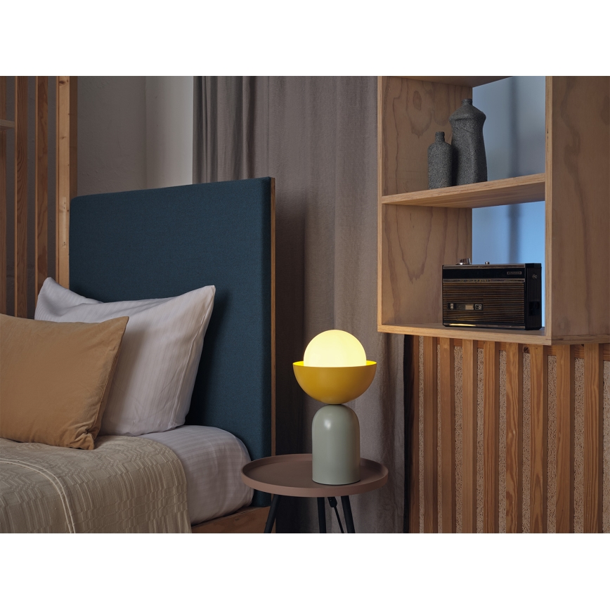 Osram - Bordlampe DECOR BOWL 1xE14/25W/230V grøn/gul