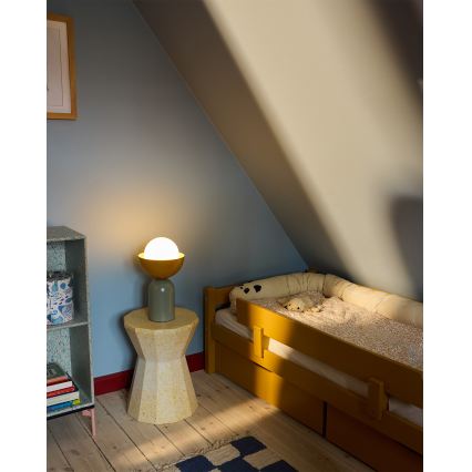 Osram - Bordlampe DECOR BOWL 1xE14/25W/230V grøn/gul