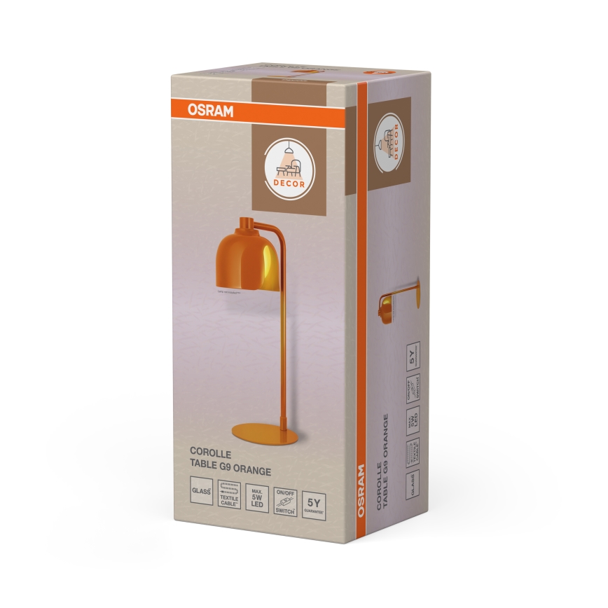 Osram - Bordlampe DECOR COROLLE 1xG9/20W/230V orange