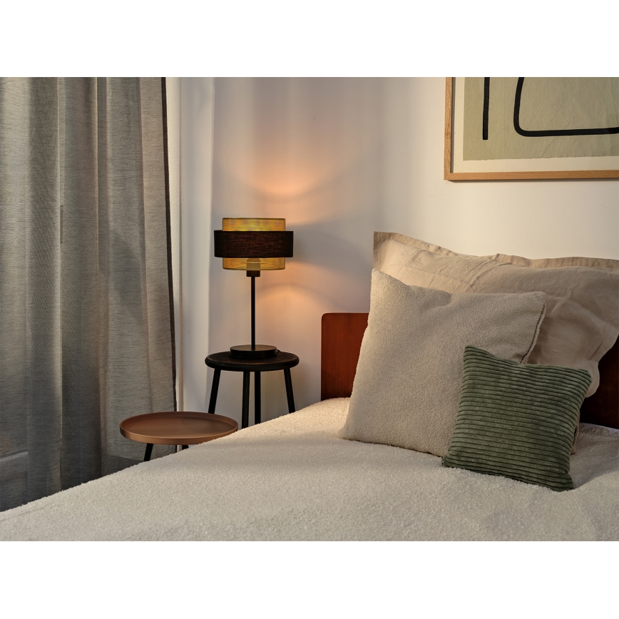 Osram - Bordlampe DECOR HORNET 1xE27/10W/230V sort/guld