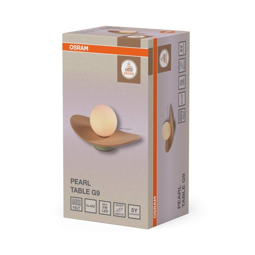 Osram - Bordlampe DECOR PEARL 1xG9/5W/230V beige