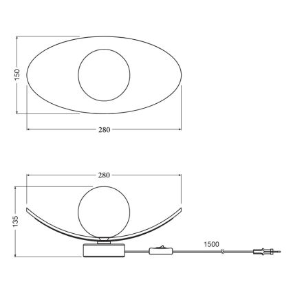 Osram - Bordlampe DECOR PEARL 1xG9/5W/230V beige