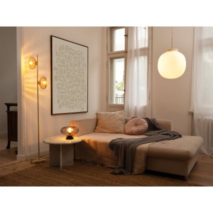 Osram - Bordlampe DECOR SMOKE 1xE27/12W/230V sort/røggrå