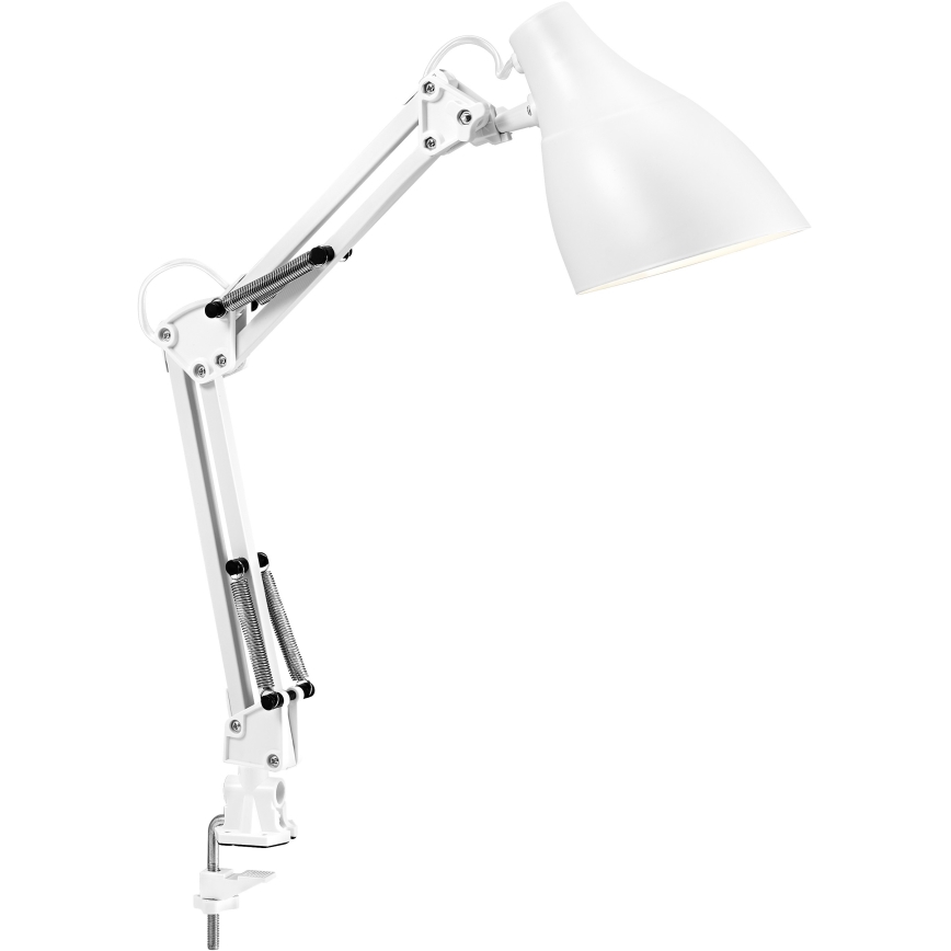 Osram - Bordlampe med klemme DESK LINE 1xE27/11W/230V hvid