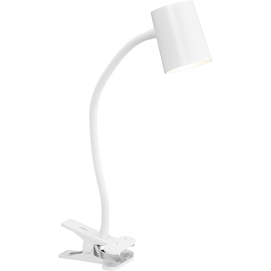 Osram - Bordlampe med klemme DESK LINE 1xGU10/9W/230V hvid