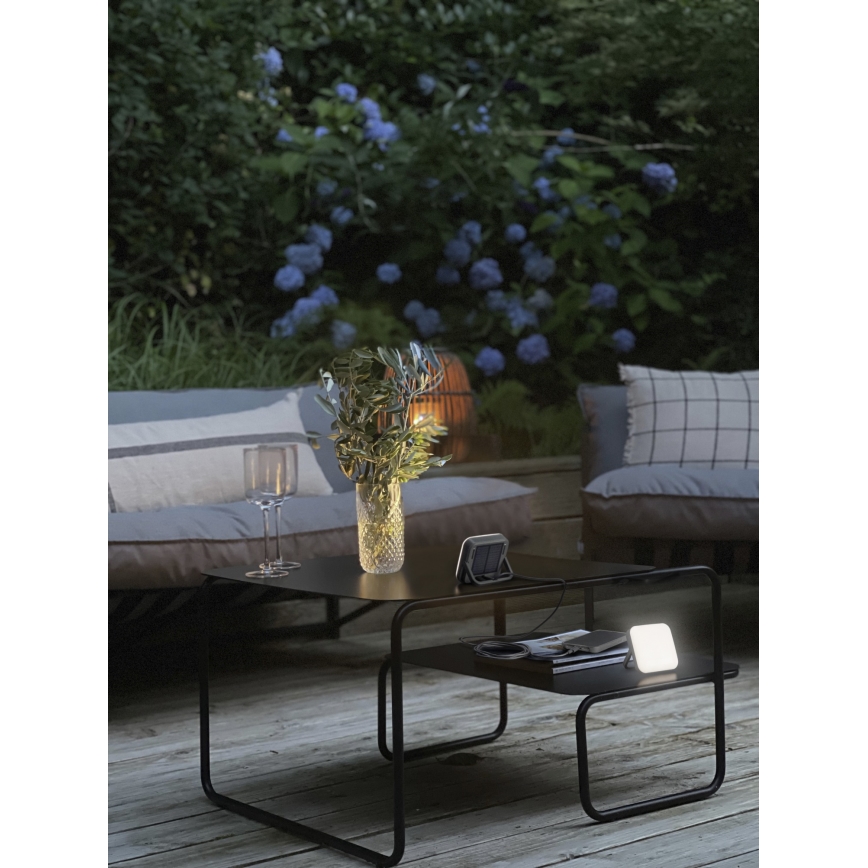 Osram - Bærbar solcelledrevet LED-lampe NIGHTLUX LED/2W/5V IP54 grå