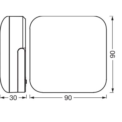Osram - Bærbar solcelledrevet LED-lampe NIGHTLUX LED/2W/5V IP54 grå