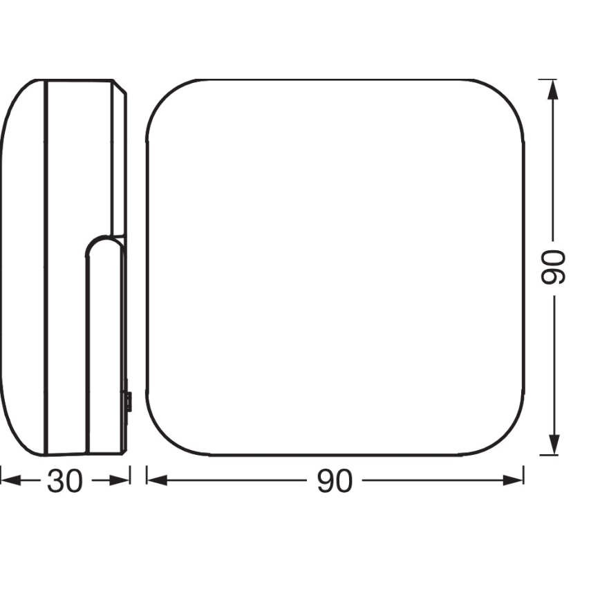Osram - Bærbar solcelledrevet LED-lampe NIGHTLUX LED/2W/5V IP54 grå