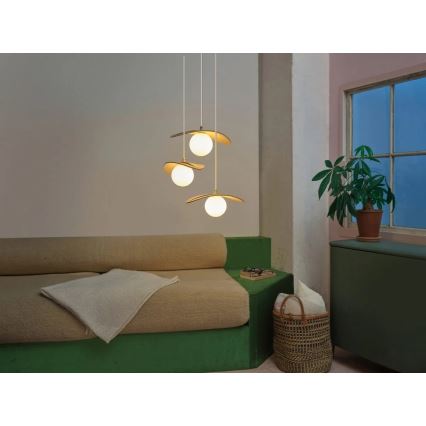 Osram - DECOR PEARL pendel på kabel 3xG9/5W/230V beige