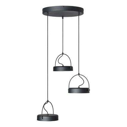 Osram - DECOR PUCK LED-pendel med wireophæng, 3 x LED, 12 W, 230 V, CRI 90, sort