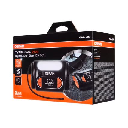 Osram - Digital dækkompressor TYREinflate 2120 180W/12V