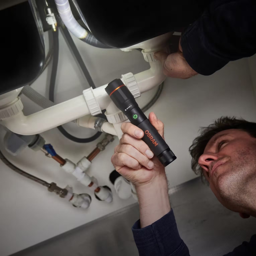 Osram - LED-dæmpbar genopladelig lommelygte LEDINSPECT PRO TORCH 500 LED/6W/3,7V 2200 mAh IP44