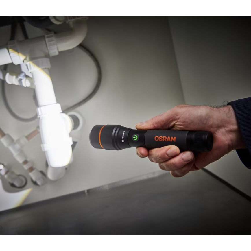 Osram - LED-dæmpbar genopladelig lommelygte LEDINSPECT PRO TORCH 500 LED/6W/3,7V 2200 mAh IP44
