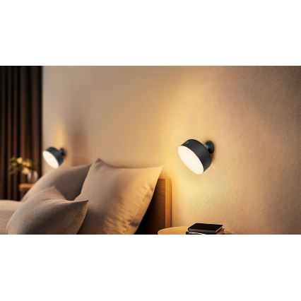 Osram - Dæmpbar genopladelig LED-bordlampe 3-i-1 DECOR HELPER LED/1,8W/5V sort