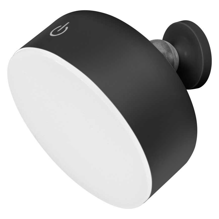 Osram - Dæmpbar genopladelig LED-bordlampe 3-i-1 DECOR HELPER LED/1,8W/5V sort