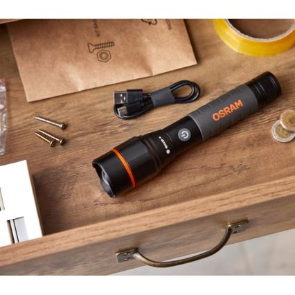 Osram - LED Dæmpbar genopladelig lommelygte LEDINSPECT PRO TORCH 1200 LED/13W/3,6V 4000 mAh IP44