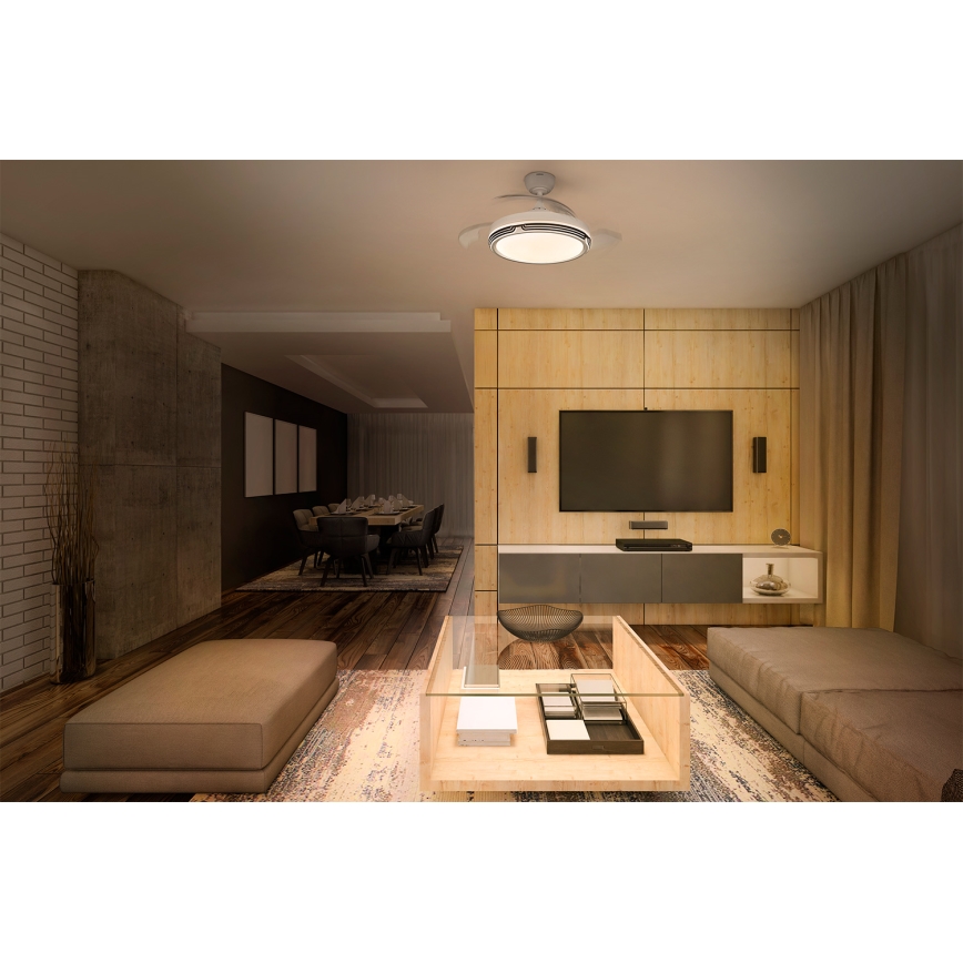 Osram - Dæmpbar LED-loftlampe med ventilator LEVECHE LED/36W/230V 3000/4000/6500K + fjernbetjening
