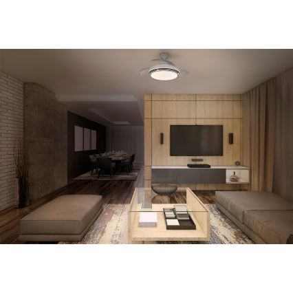 Osram - Dæmpbar LED-loftlampe med ventilator LEVECHE LED/36W/230V 3000/4000/6500K + fjernbetjening