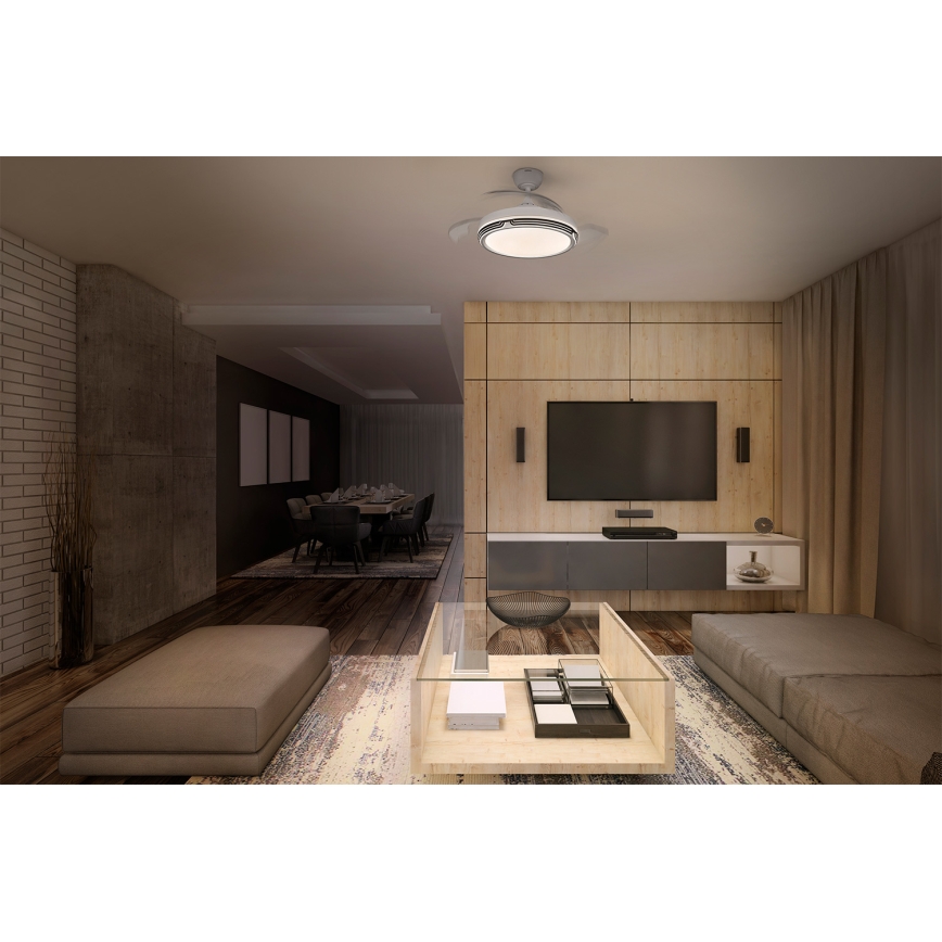 Osram - Dæmpbar LED-loftlampe med ventilator LEVECHE LED/36W/230V 3000/4000/6500K + fjernbetjening