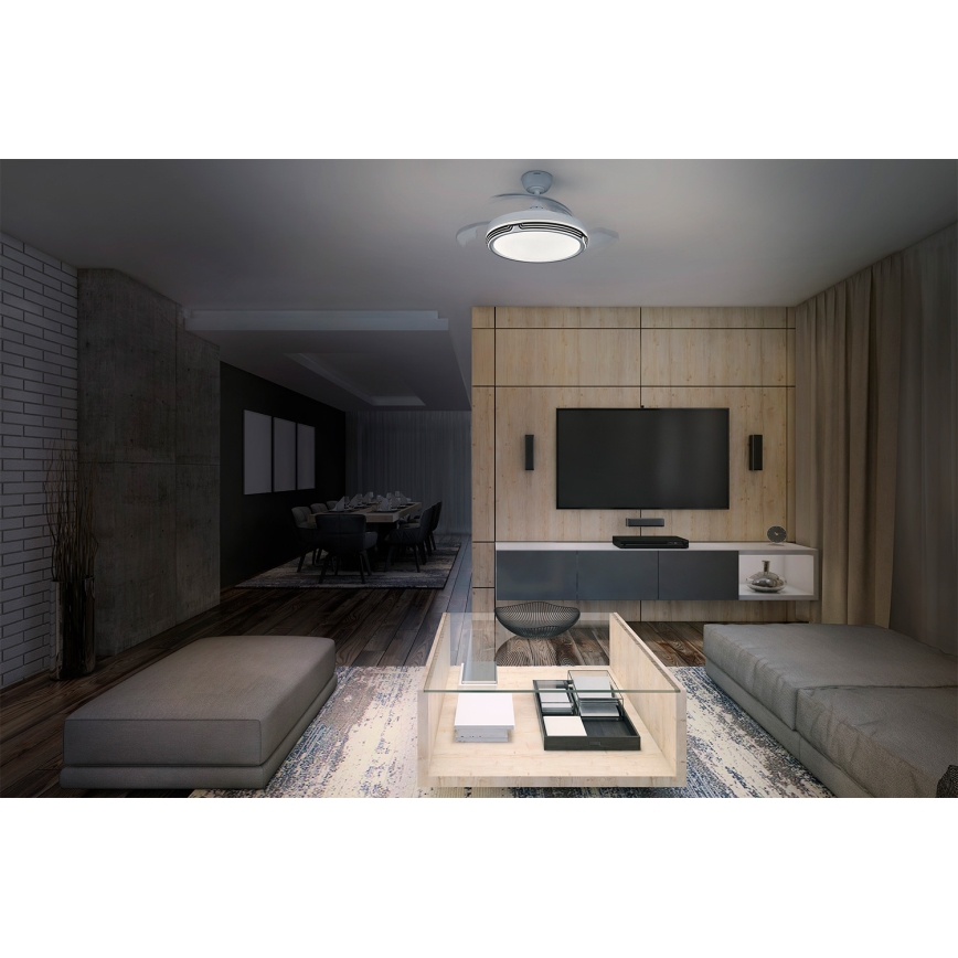 Osram - Dæmpbar LED-loftlampe med ventilator LEVECHE LED/36W/230V 3000/4000/6500K + fjernbetjening