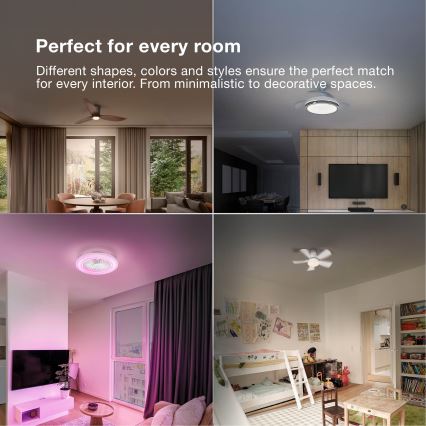 Osram - LED-dæmpbar loftlampe med ventilator SOLANO LED/26W/230V 3000/4000/6500K + fjernbetjening