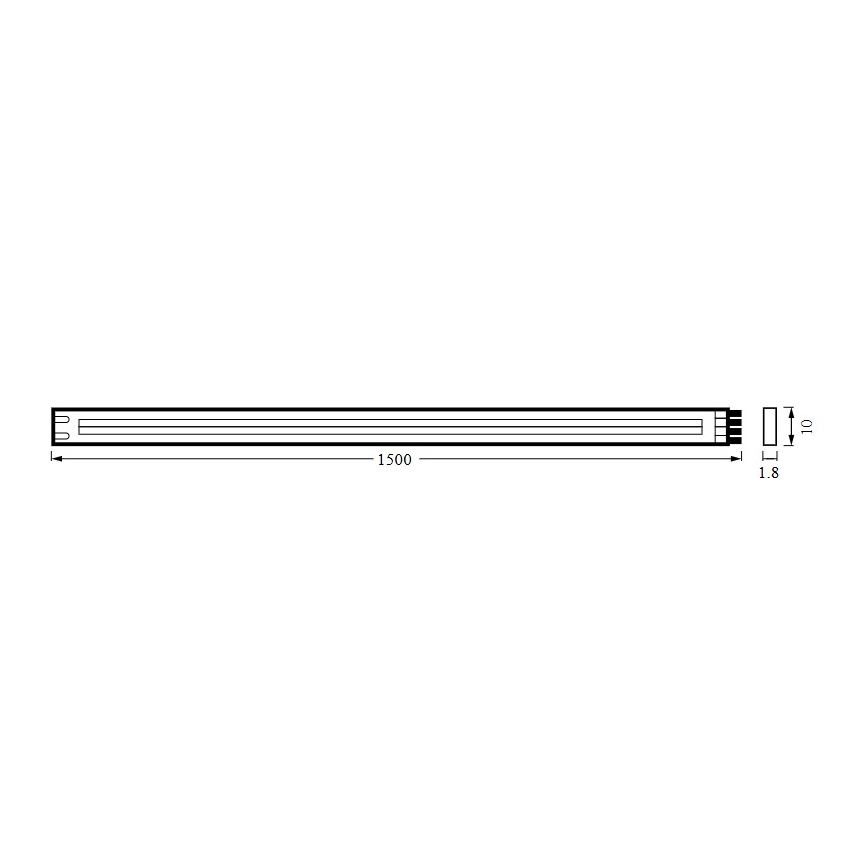 Osram - Dæmpbar LED-strimmel FLEX COB 1,5m LED/13W/230V 2700-6500K + fjernbetjening