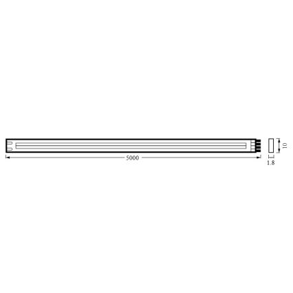 Osram - Dæmpbar LED-strimmel FLEX COB 5m LED/35W/230V 2700-6500K + fjernbetjening