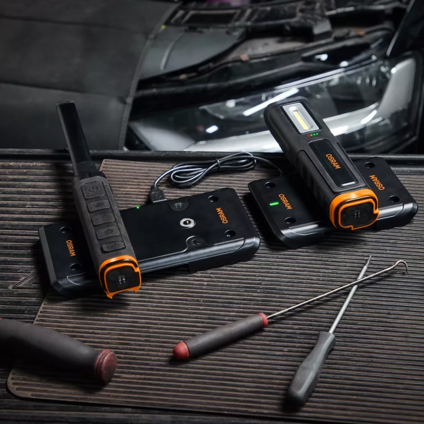 Osram - Dæmpbar genopladelig LED-inspektionslygte LEDINSPECT WIRE-FREE SLIM 600 LED/5W/3,7V IP54 2600 mAh