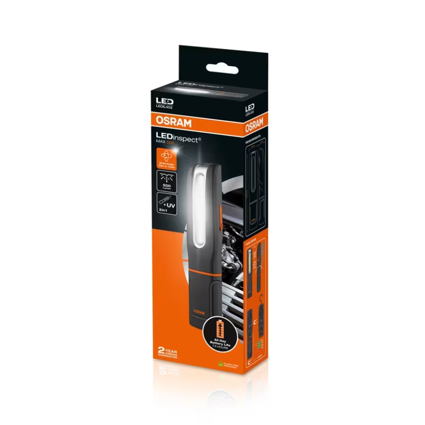 Osram - dæmpbar genopladelig LED-lommelygte LEDINSPECT MAX500 LED/16W/3,7V IP65