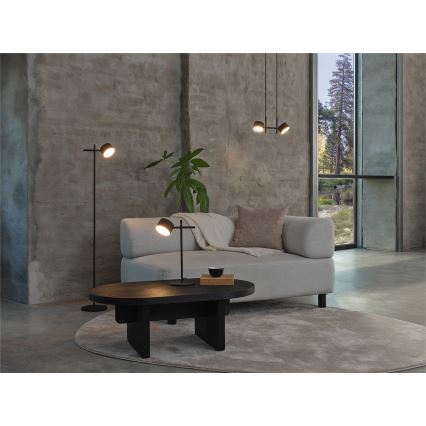 Osram - Dæmpbar gulvlampe med touch DECOR KYOTO LED/12W/230V CRI 90, sort