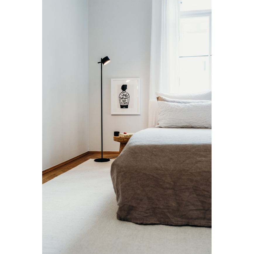Osram - Dæmpbar gulvlampe med touch DECOR KYOTO LED/12W/230V CRI 90, sort