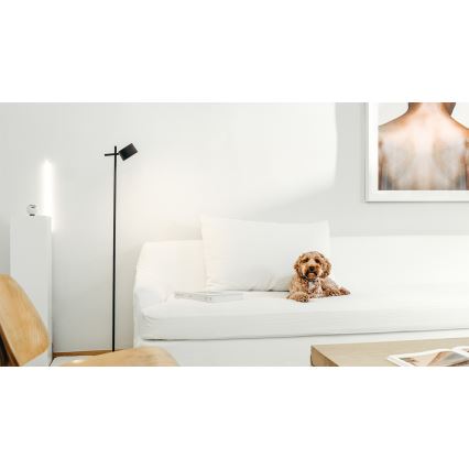Osram - Dæmpbar gulvlampe med touch DECOR KYOTO LED/12W/230V CRI 90, sort